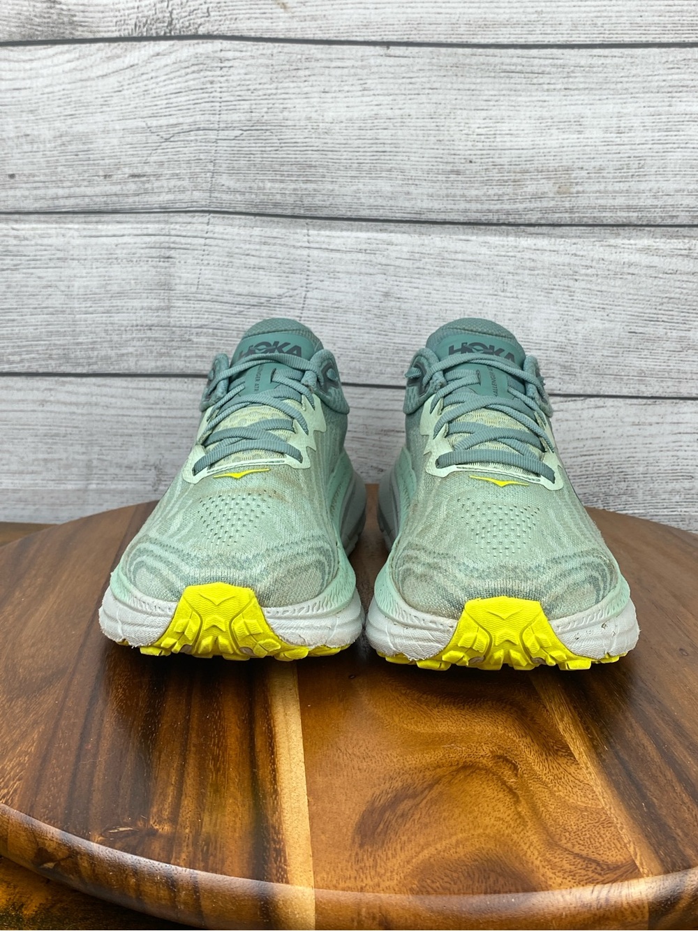 HOKA One One Challenger ATR 7 Wide Mist Green Trail Running Shoe Women’s Size 8 - Picture 7 of 12